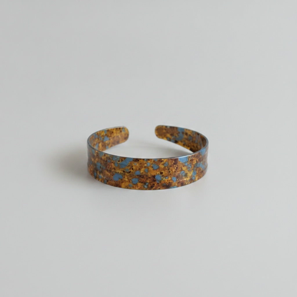 Tortoiseshell Padded Headband - Acetate Stripe Hair Headband Blue Coffee – hair accessories (view 1)