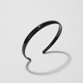 Glossy Padded Headband - Vitality Hair Band Black