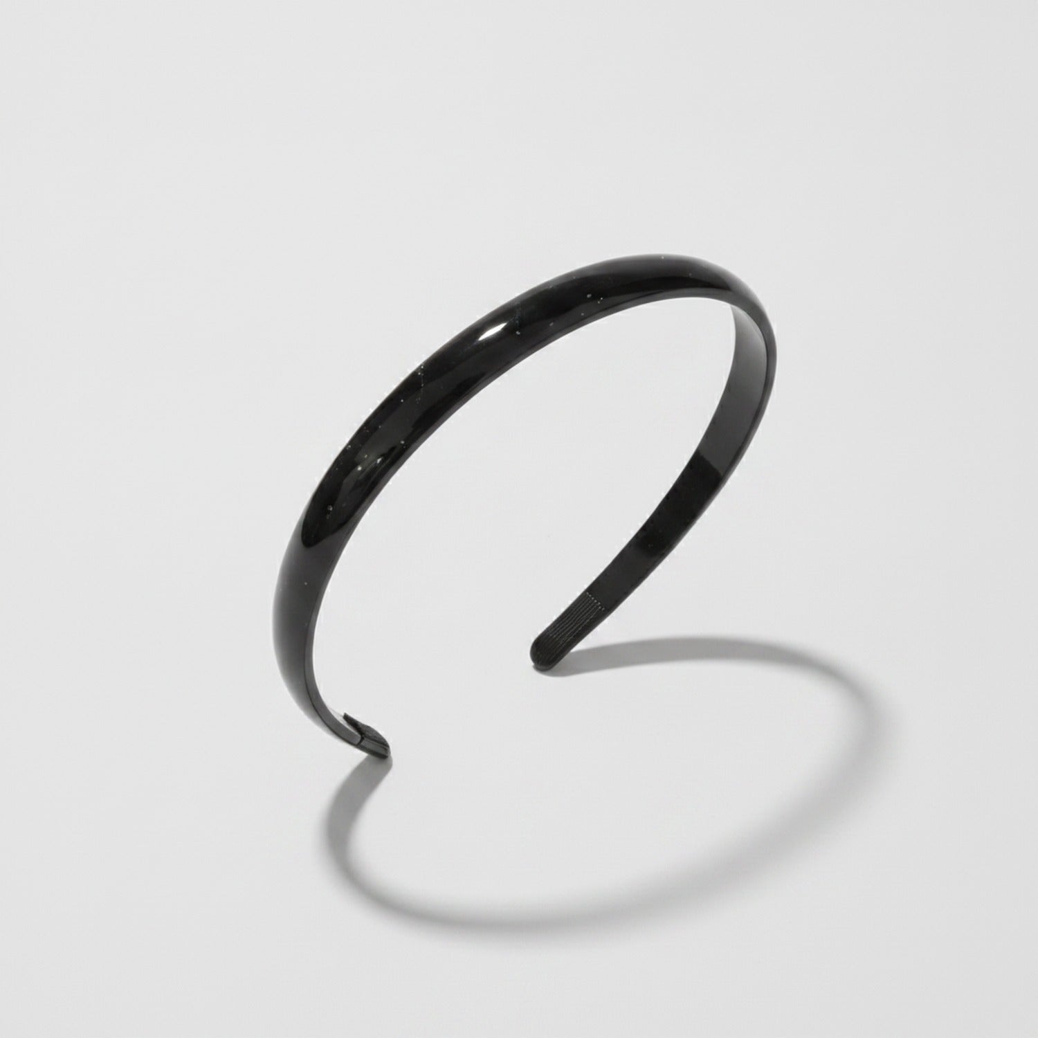 Glossy Padded Headband - Vitality Hair Band Black