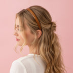 Glossy Padded Headband - Energetic Coffee Headband