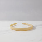 Glossy Padded Headband - Vitality Headband - Beige