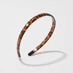 Tortoiseshell Brown Padded Headband – hair accessories (view 1)