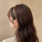 Tortoiseshell Brown Padded Headband – hair accessories (view 3)