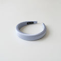 Padded Satin Wide Headband - Celebrity Style Headband - Blue