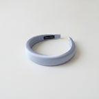 Padded Satin Wide Headband - Celebrity Style Headband - Blue