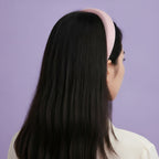 Padded Satin Wide Headband - Celebrity Style Headband Light Pink