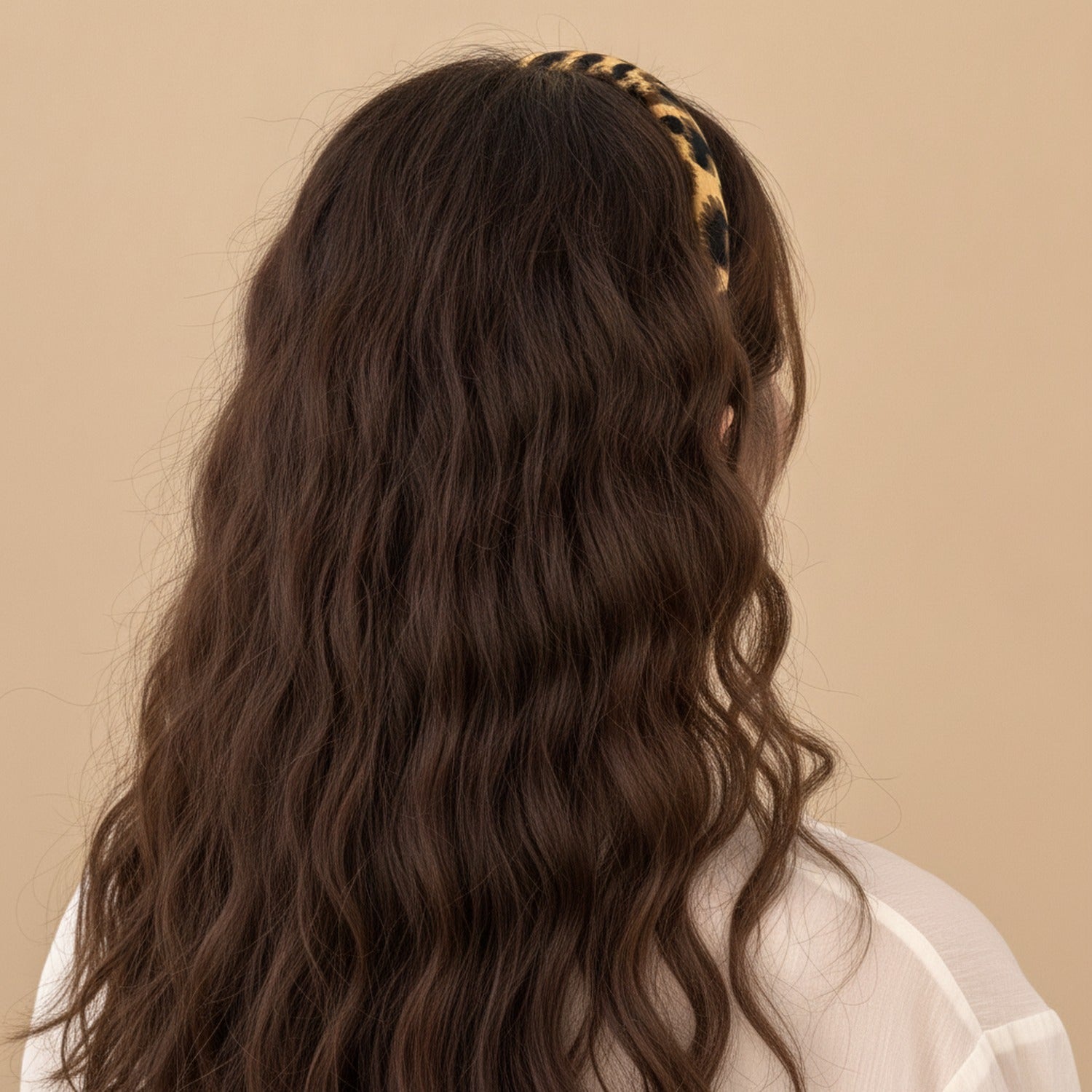 Leopard Print Padded Headband - Headband 1.5cm