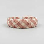 Quilted Padded Headband - Pink Plaid – hair accessories (view 1)