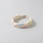 Twisted Lace Padded Headband - Blue
