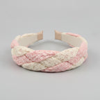 Twisted Lace Padded Headband - Pink – hair accessories (view 1)