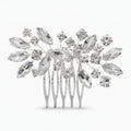 Crystallized Statement Hair Comb - Silver – hair accessories (view 1)
