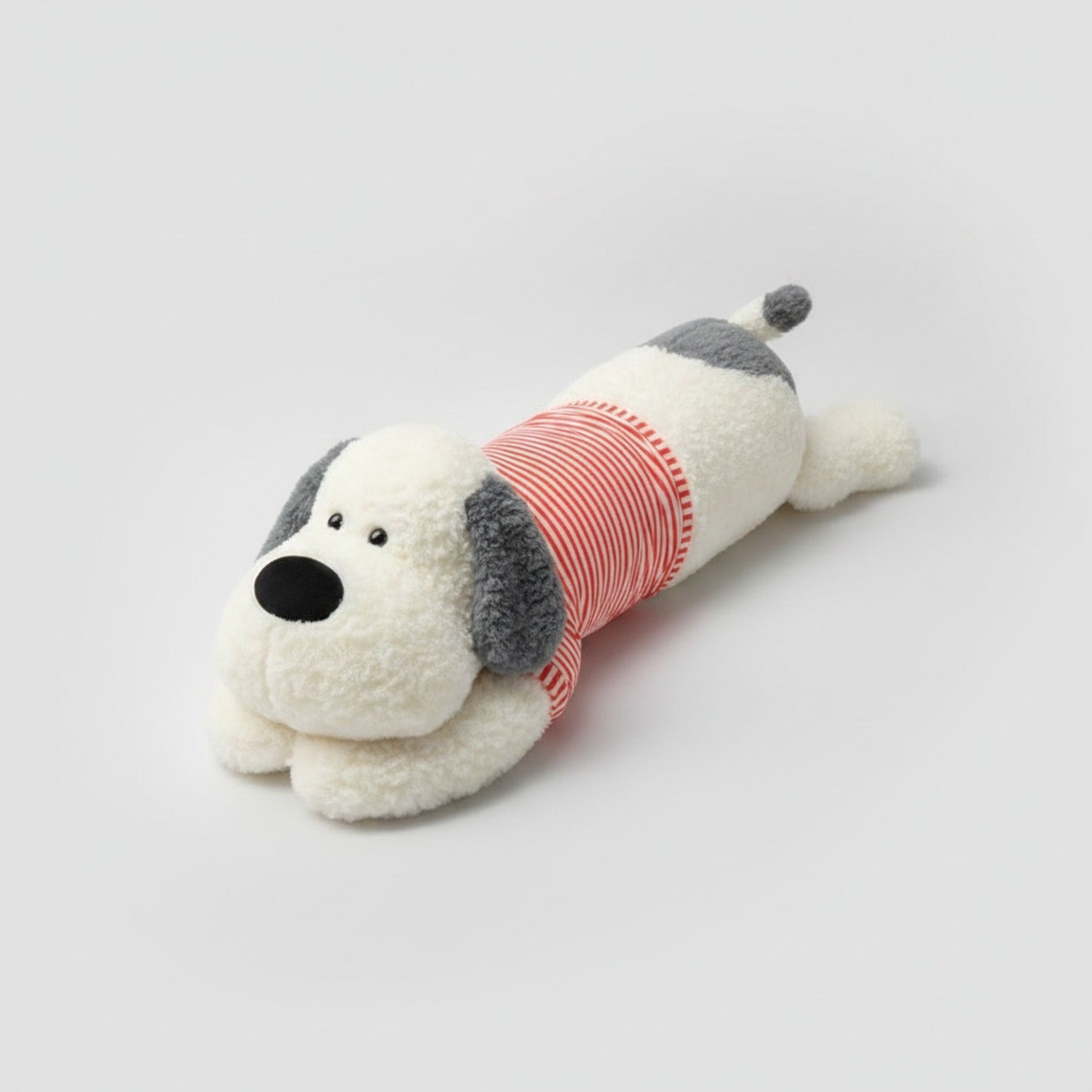 Cozy Striped Puppy Plush