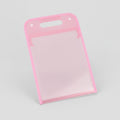 Plastic Clipboard With Handle And Storage Pocket - Vertical Accordion Pouch Pink