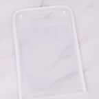 Plastic Clipboard With Handle And Storage Pocket - Vertical Accordion Bag Clear