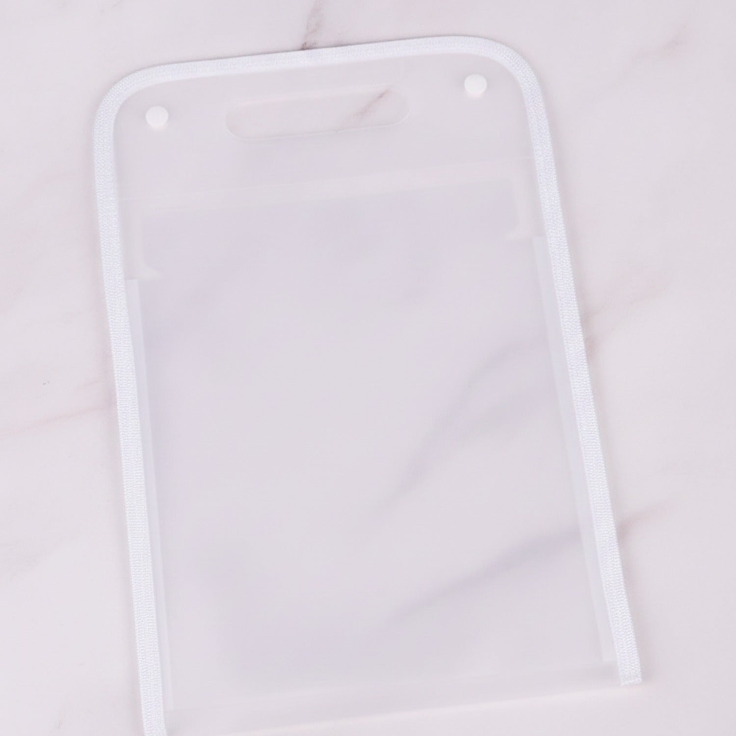 Plastic Clipboard With Handle And Storage Pocket - Vertical Accordion Bag Clear