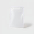 Plastic Clipboard With Handle And Storage Pocket - Vertical Accordion Bag Clear