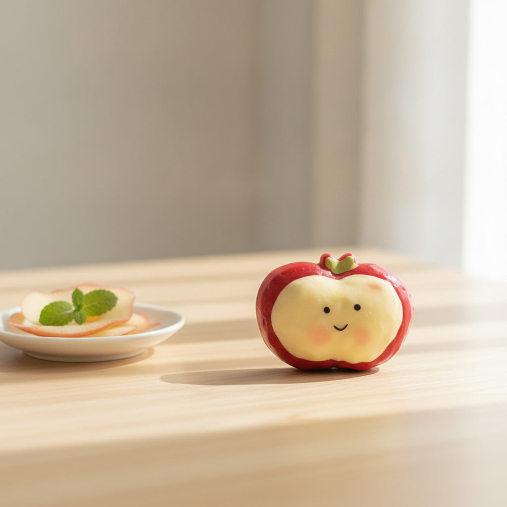 Smiling Apple Squishy - Red