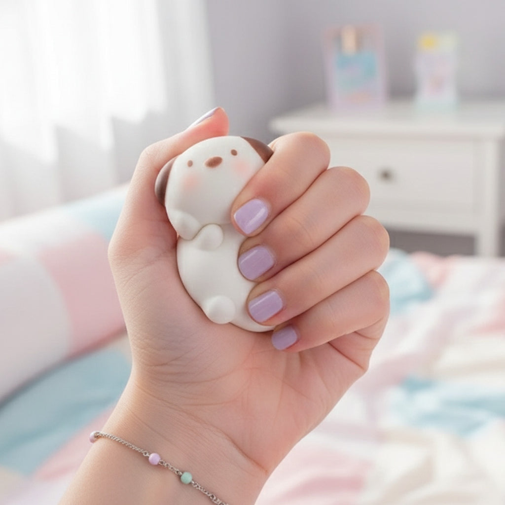 Adorable Cow Squishy Plush Set With Rosy Cheeks