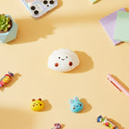 Cute Ghost Squishy With Beaded Chain Charm – novelty & toys (view 2)