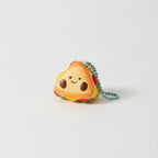 Cute Rainbow Sandwich Squishy Keychain With Beaded Chain – novelty & toys (view 1)