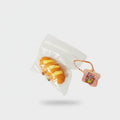 Hot Dog Squishy With Beaded Chain Charm