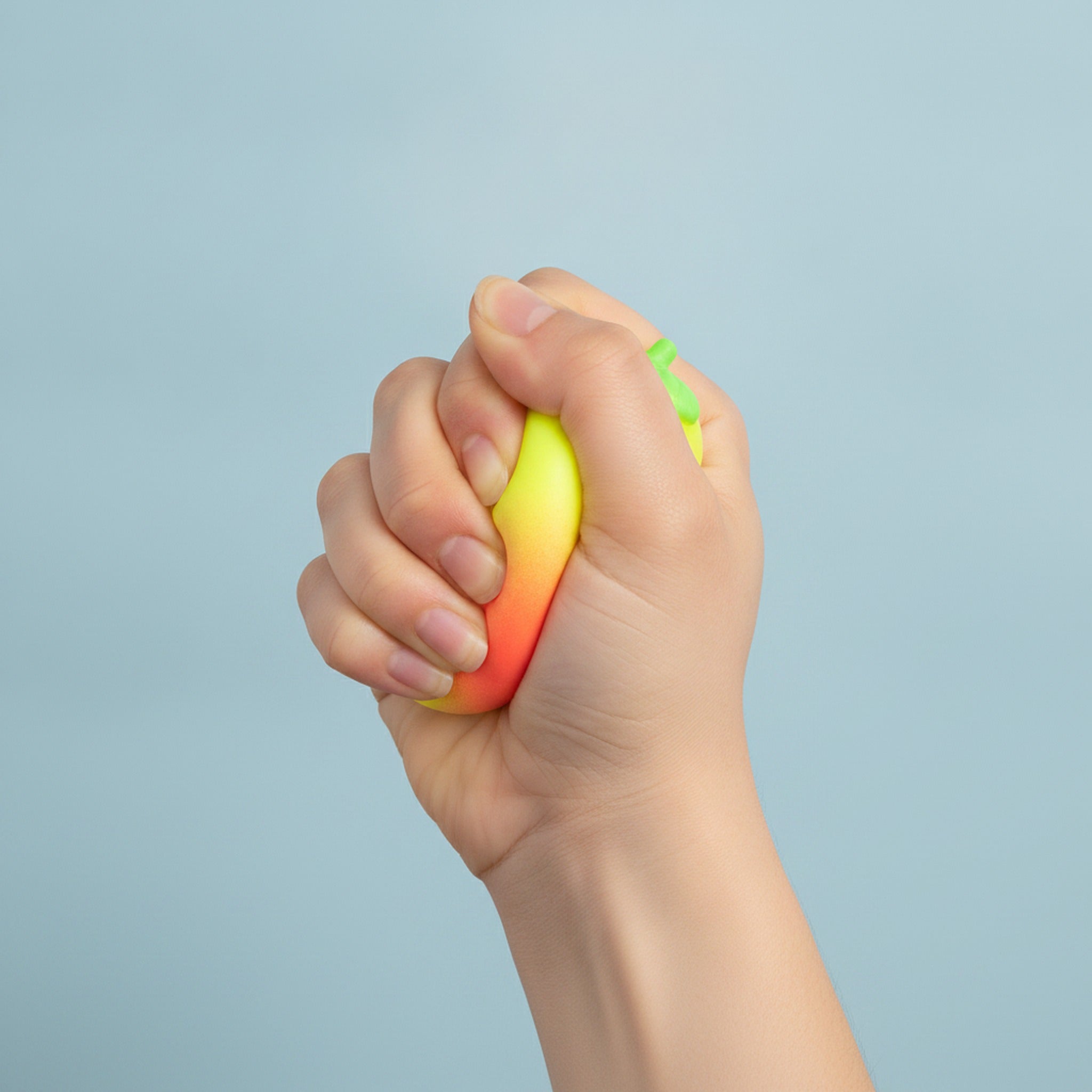Peach Fidget Squeeze Squishy Toy - Yellow
