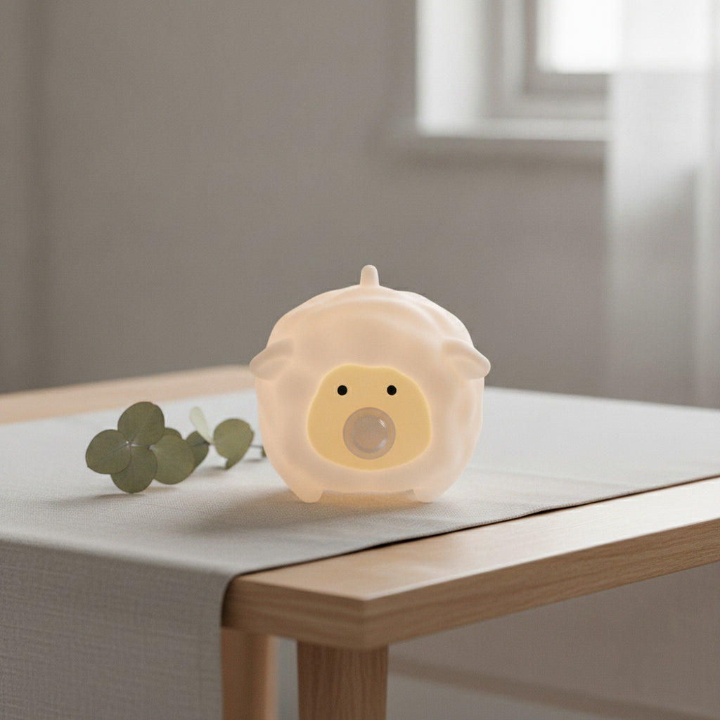 Sheep Bubble‑blowing Squishy Stress Toy - White