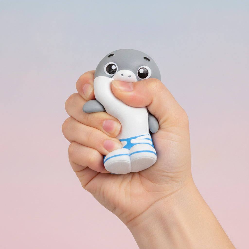 Bubble Squeeze Squishy Toy - Gray