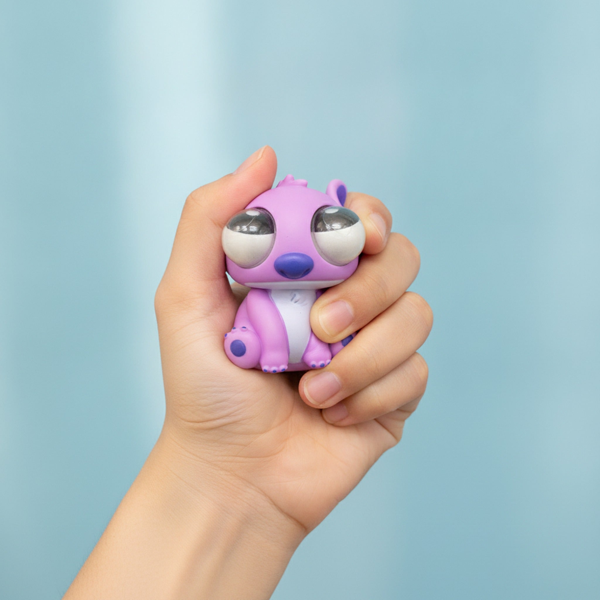 Pop‑eyed Squeeze Squishy Toy - Purple