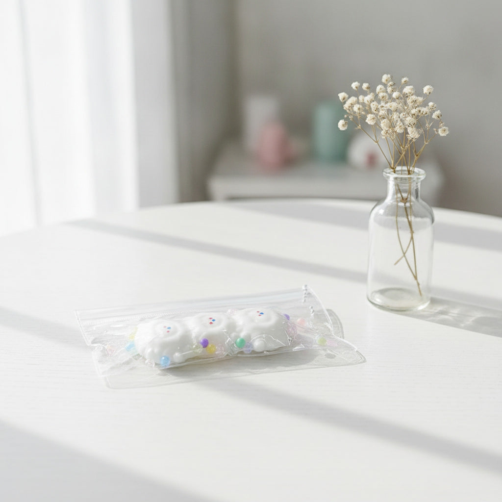 Squeeze Squishy Toy - White 1