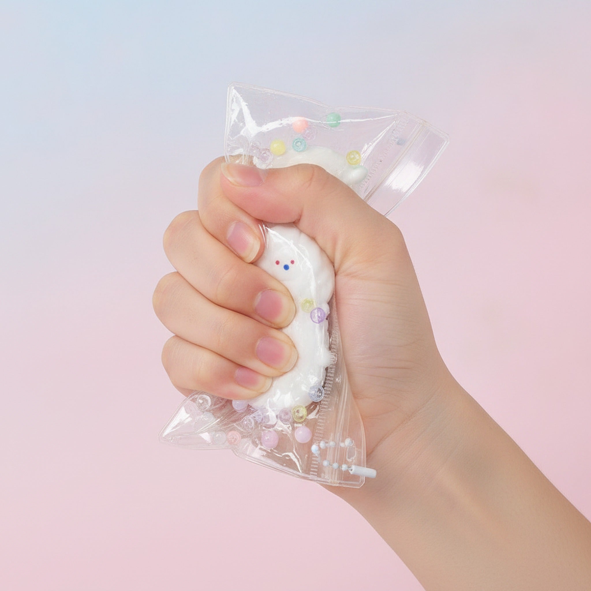 Squeeze Squishy Toy - White 1