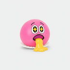 Starry-Eye Emoji Vomit Squeeze Toy - Pink