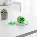 Vomiting Emoji Squeeze Toy - Green