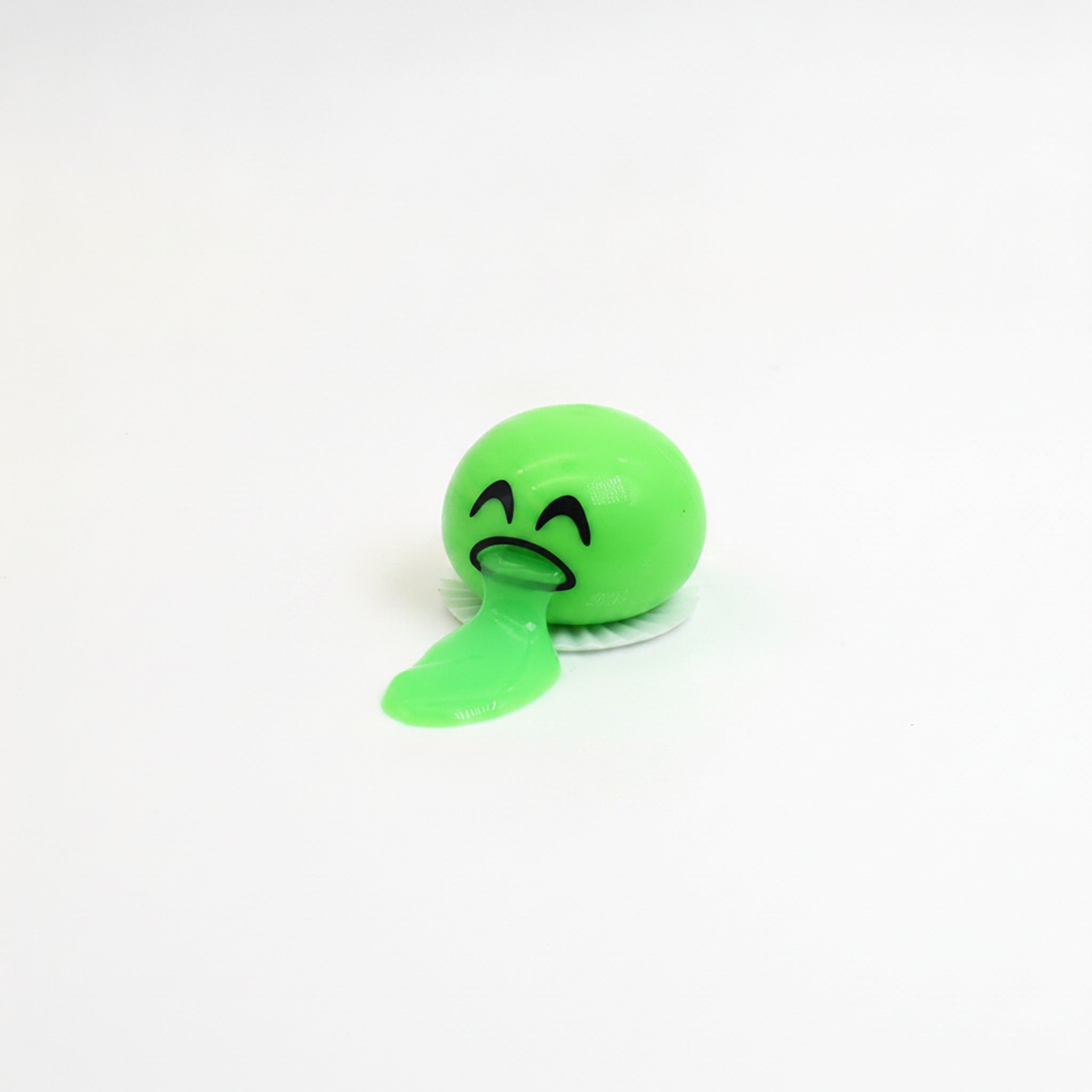 Vomiting Emoji Squeeze Toy - Green