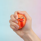 Vomiting Emoji Squeeze Toy - Orange