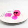 Sunglasses Emoji Squeeze Toy - Pink