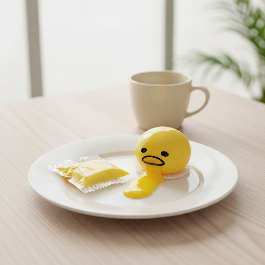 Vomiting Emoji Squeeze Toy - Yellow