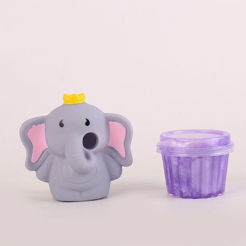 Vomiting Egg Yolk Slime Fidget Squeeze Stress Relief Toy - Elephant – novelty & toys