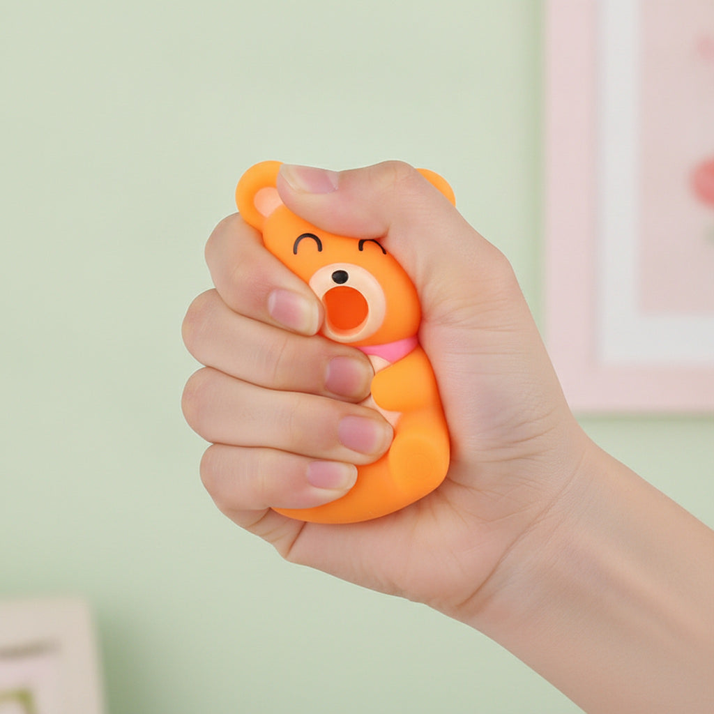 Vomiting Egg Yolk Slime Fidget Squeeze Stress Relief Toy - Heart