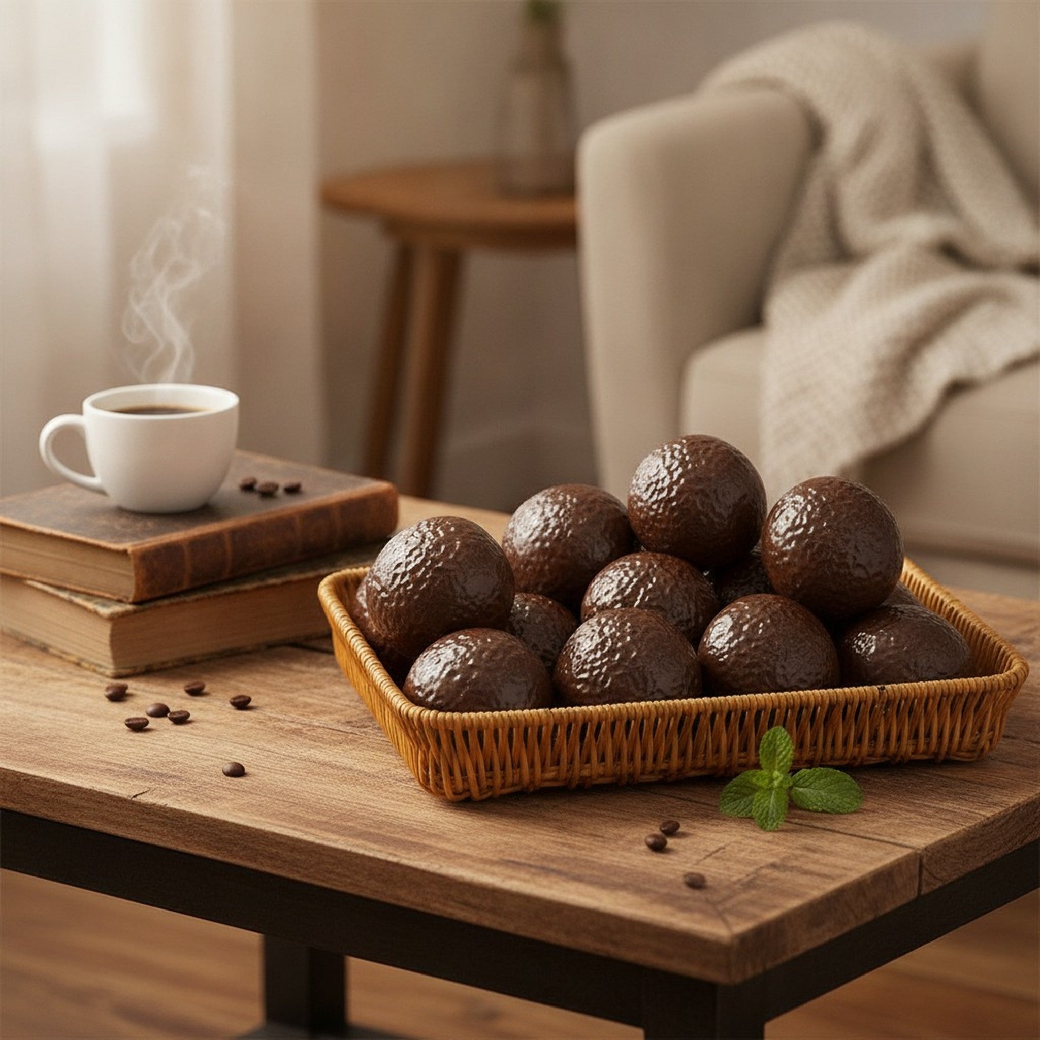 Fresh Baked Dark Chocolate Avocado Buns – novelty & toys (view 2)