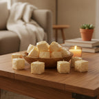 Swiss Cheese Block Shaped Candles – novelty & toys (view 2)