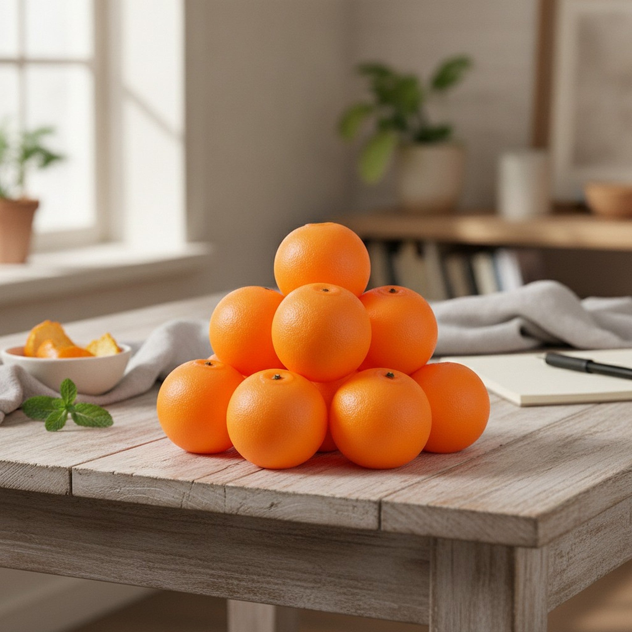 Crunchy Orange Craft Balls – novelty & toys (view 2)