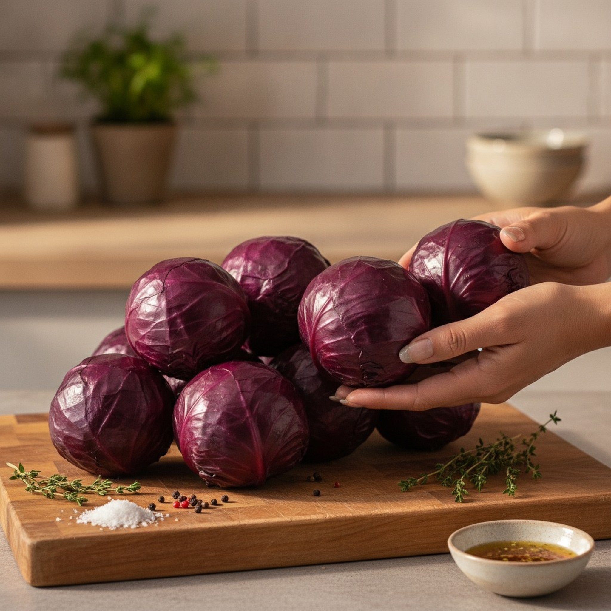 Compact Fresh Cabbage Produce Items – novelty & toys (view 2)