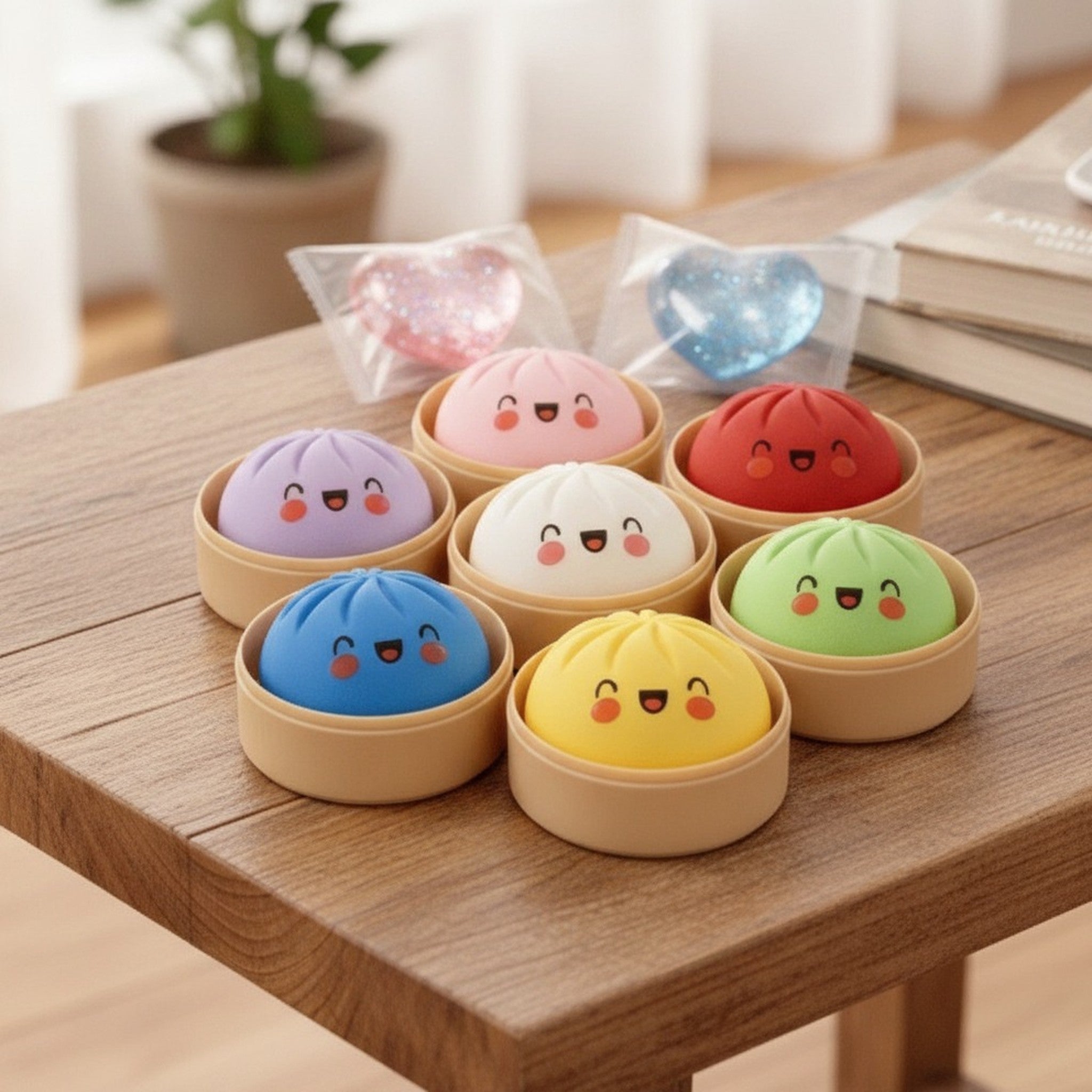 Cute Baozi Steamed Bun Squishy Fidget Toys – novelty & toys (view 2)