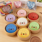 Cute Smiling Baozi Steamed Bun Stress Toys – novelty & toys (view 2)
