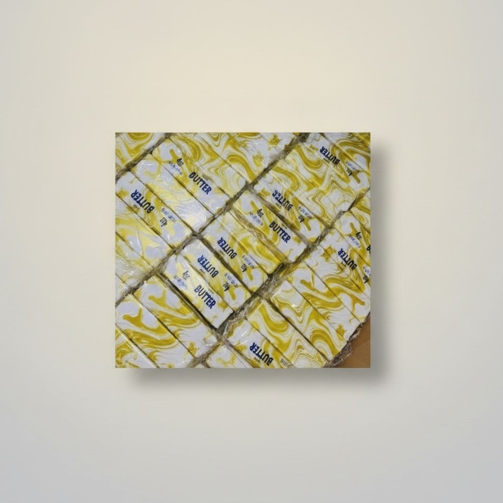 4oz Salted Butter Sticks Yellow Swirl Design – novelty & toys (view 1)