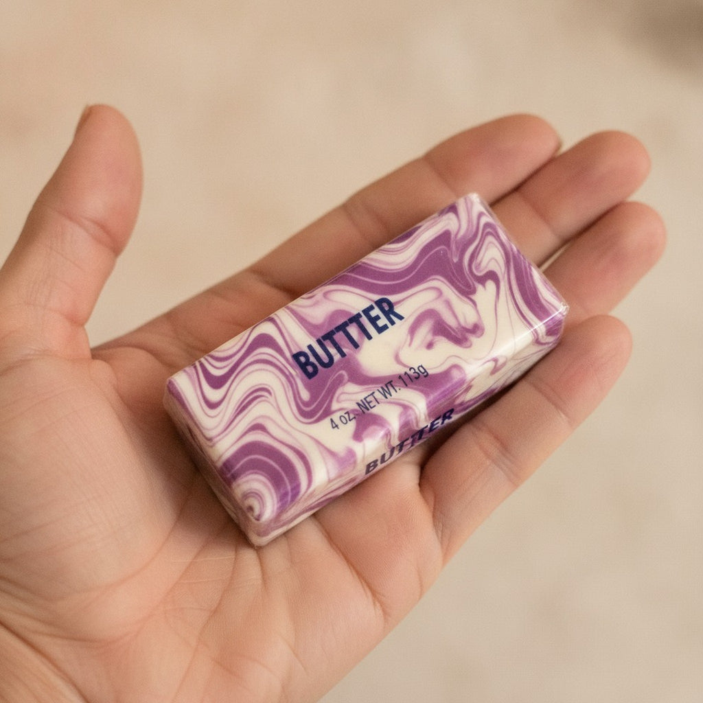 Purple Swirl Marbled Butter Sticks – novelty & toys (view 3)