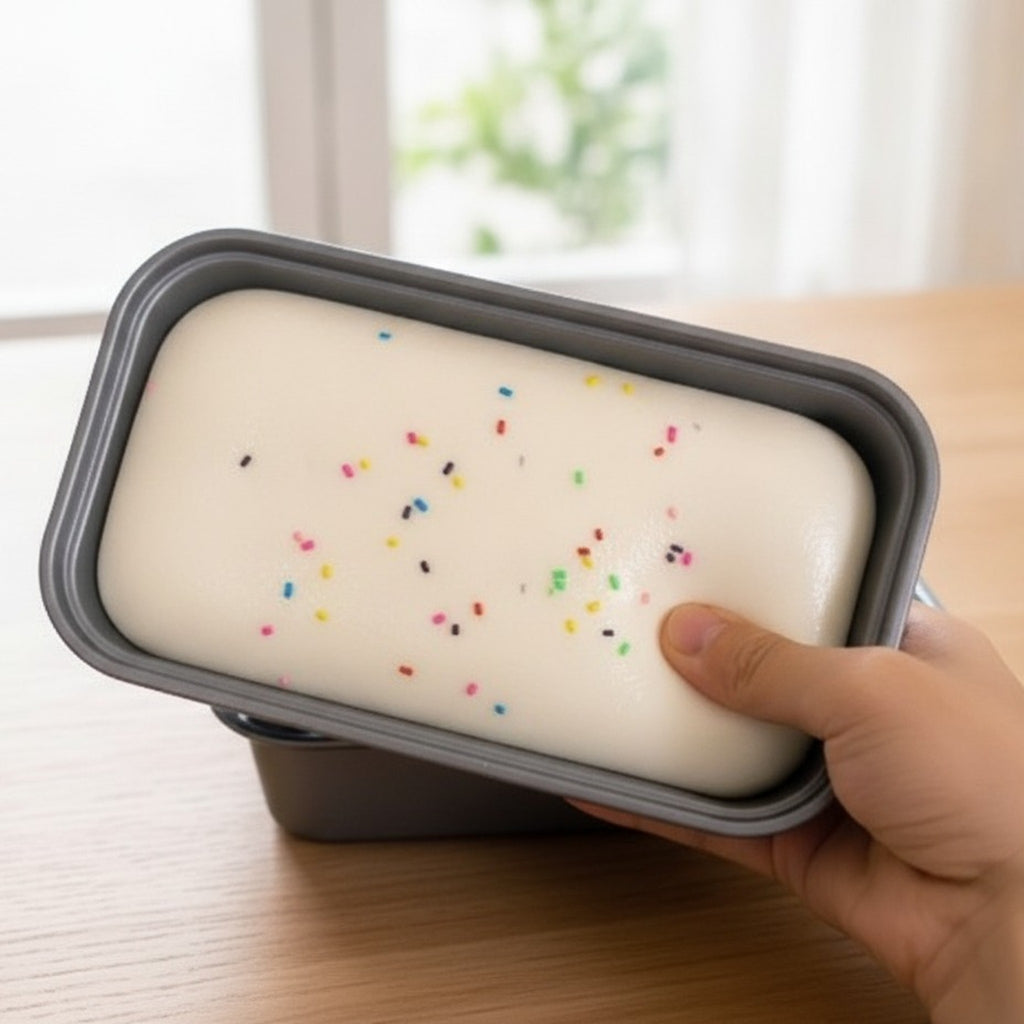 Creamy Sprinkled Cake Loaf Sensory Slime – novelty & toys (view 2)