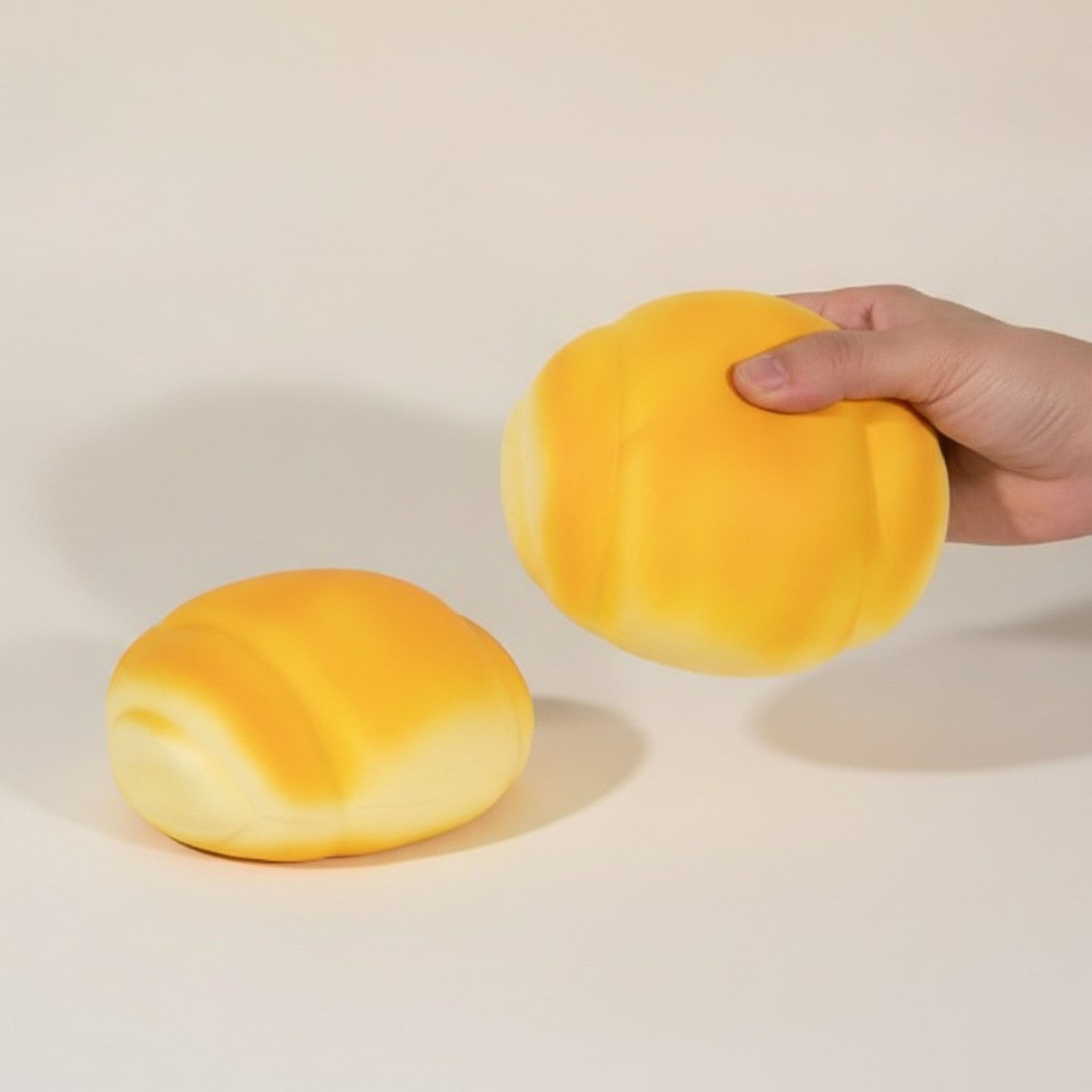 Soft Yellow Melon Pan Bread Squishy – novelty & toys (view 1)