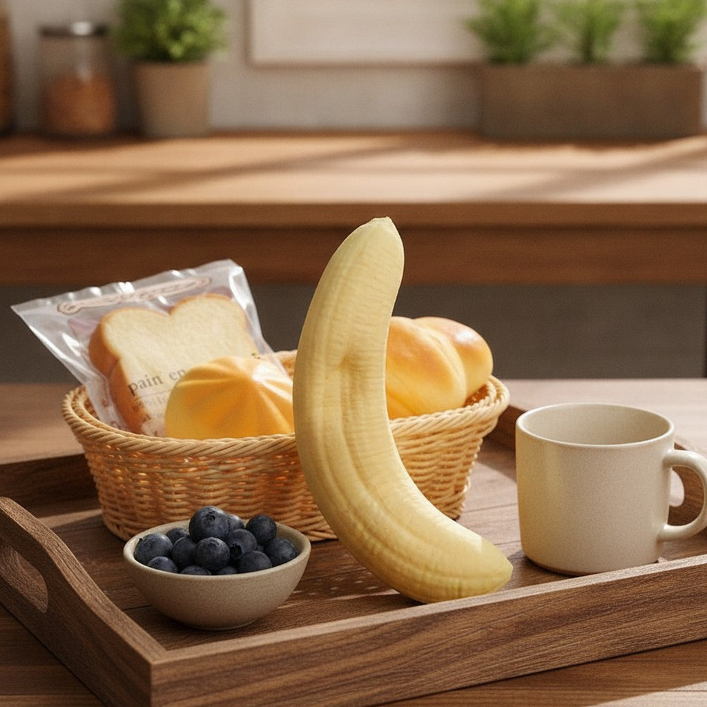 Realistic Peeled Banana Soft Squeeze Squishy Toy – novelty & toys (view 2)